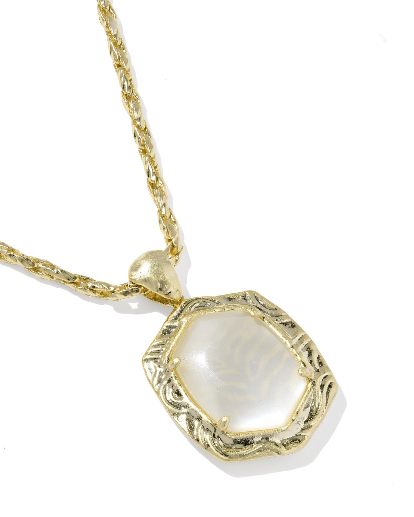 Kendra Scott Tiger Striped Daphne Long Pendant Necklace