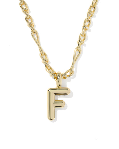 Kendra Scott Bubble Letter F Necklace