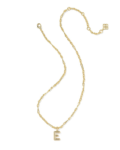 Kendra Scott Bubble Letter E Necklace
