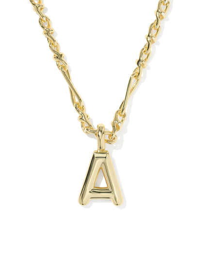 Kendra Scott Bubble Letter A Necklace