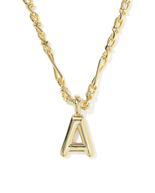 Kendra Scott Bubble Letter A Necklace