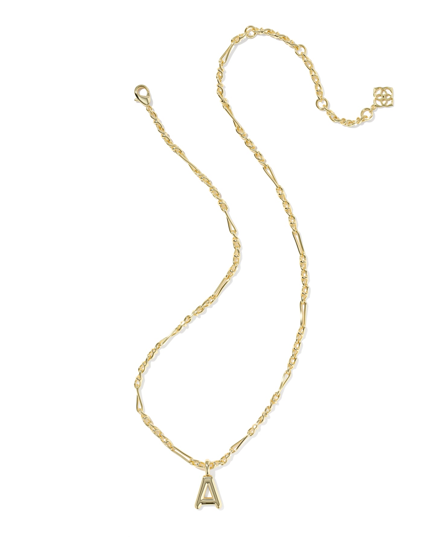 Kendra Scott Bubble Letter A Necklace