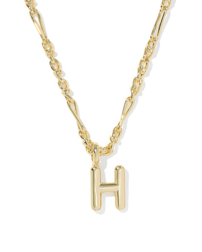 Kendra Scott Bubble Letter H Necklace