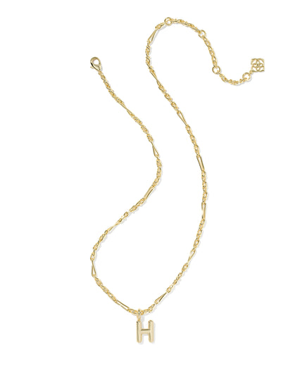 Kendra Scott Bubble Letter H Necklace