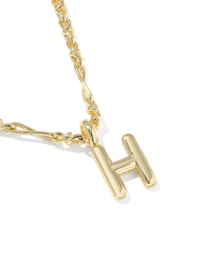 Kendra Scott Bubble Letter H Necklace