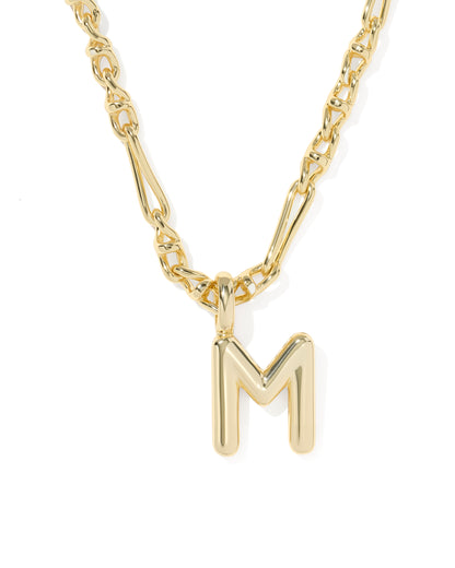 Kendra Scott Bubble Letter M Necklace