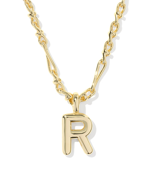 Kendra Scott Bubble Letter R Necklace