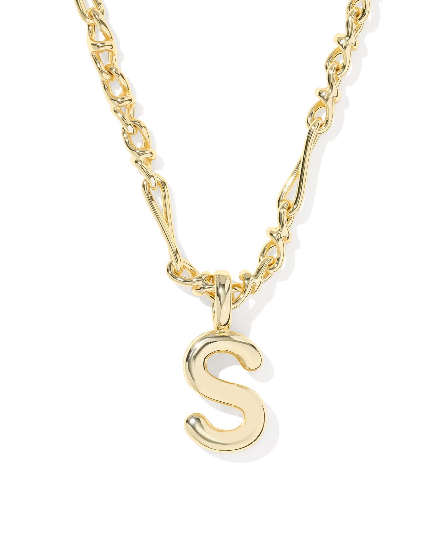 Kendra Scott Bubble Letter S Necklace