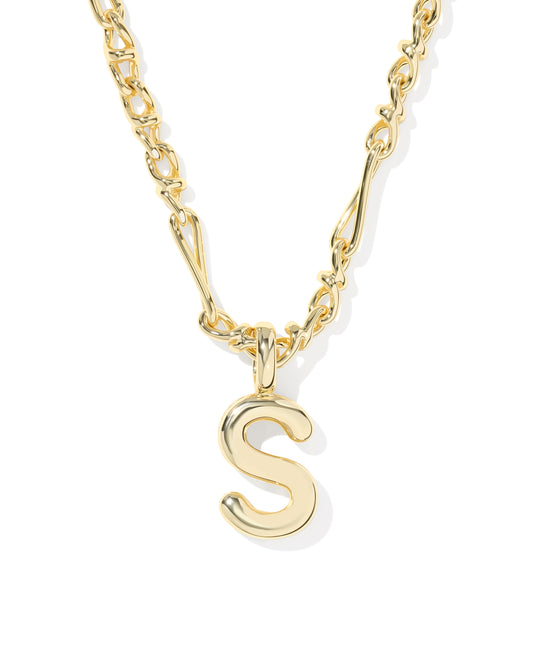 Kendra Scott Bubble Letter S Necklace