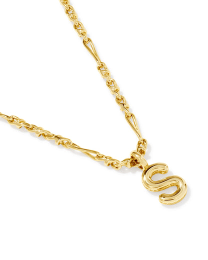 Kendra Scott Bubble Letter S Necklace