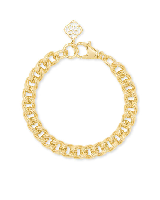 Kendra Scott Vincent Chain Bracelet in Gold | S/M