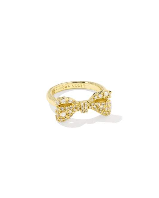 Kendra Scott Krista Bow Cocktail Ring | Size 6