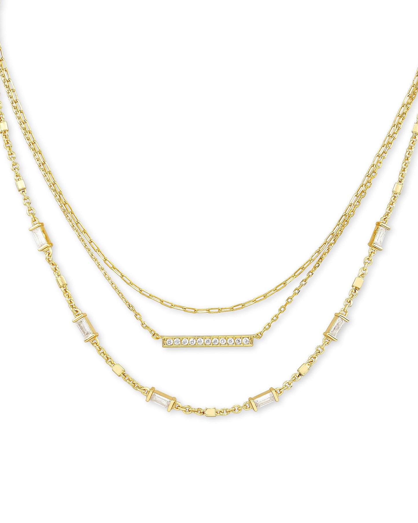 Kendra Scott Addison Multi Strand Necklace in Gold