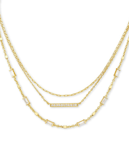 Kendra Scott Addison Multi Strand Necklace in Gold