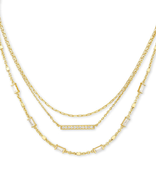 Kendra Scott Addison Multi Strand Necklace in Gold