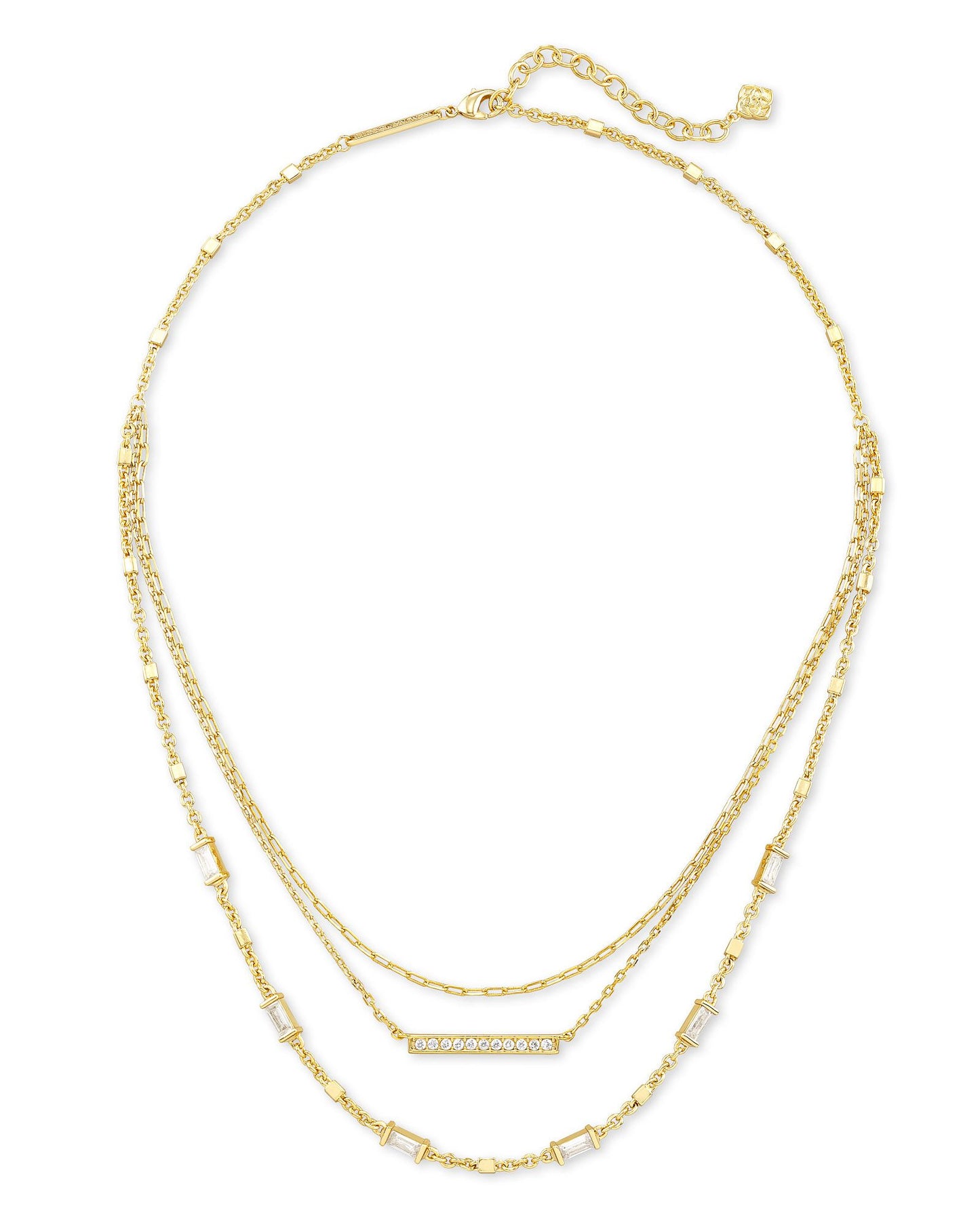 Kendra Scott Addison Multi Strand Necklace in Gold