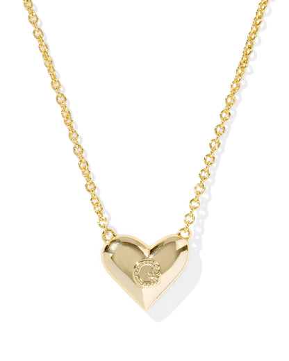 Kendra Scott Heart Letter Pendant Necklace | Letter G