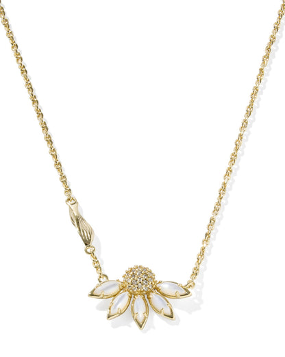 Kendra Scott Anya Flower Short Pendant Necklace